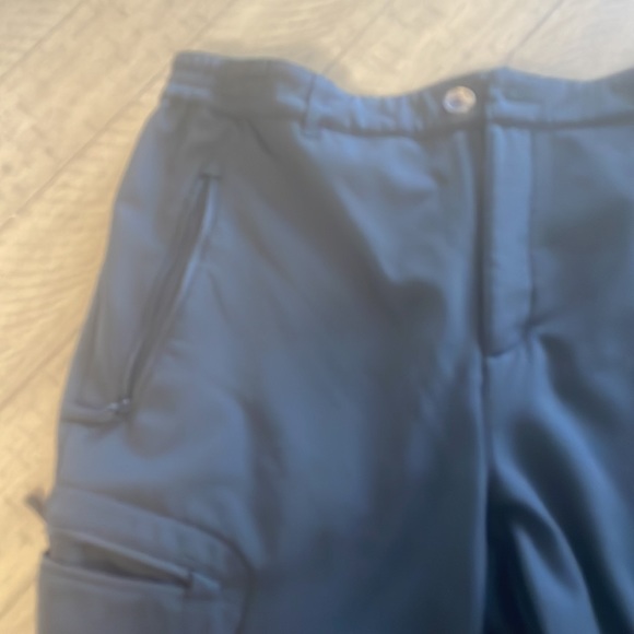 Men’s Black Fleece Lined Water-Resistant Hiking/outdoor pants - black - Sz L - Picture 5 of 8